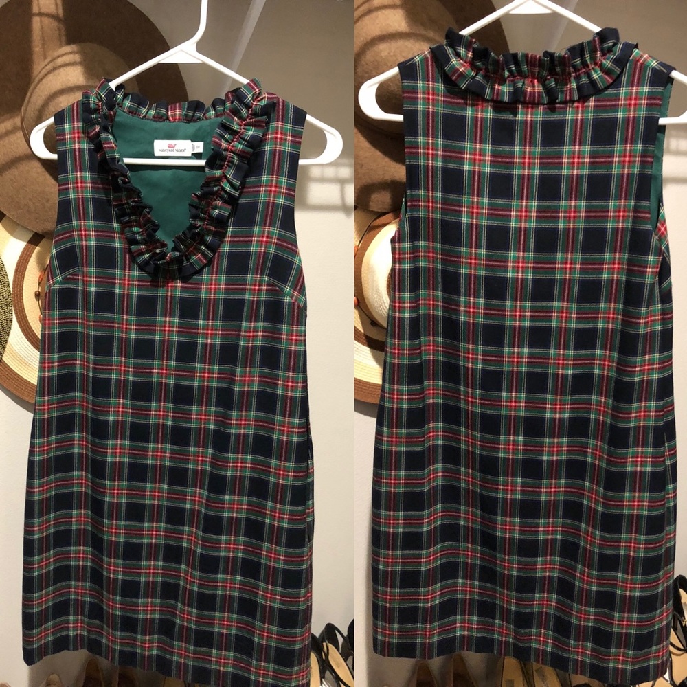 Vineyard vines tartan wool dress